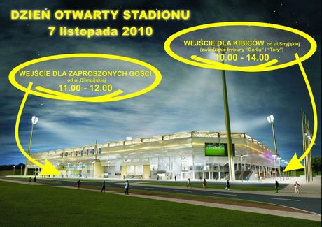 Dzień otwarty stadionu - 7 listopada 2010 r.