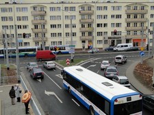 Nowa organizacja ruchu na Węźle Św. Maksymiliana, fot. Sylwia Szumielewicz -Tobiasz
