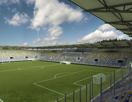 Wizualizacja wnętrza stadionu w Gdyni (15 tys. miejsc) / SPAK
