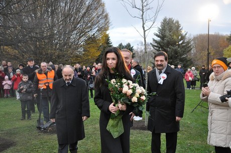 Uroczystość nadania nazwy Parku Marii i Lecha Kaczyński, fot.: Dorota Nelke