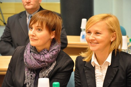 Debiutujące radne, od lewej: Maja Wagner (Samorządność) i Beata Szadziul (Samorządność) / fot. Dorota Nelke