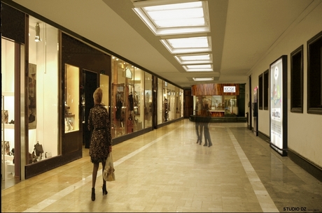 Wizualizacja przebudowanego dworca - galeria handlowa