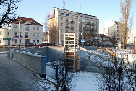 Przebudowa Węzła Świętego Maksymiliana - grudzień 2010 / fot. Paweł Lewinowicz