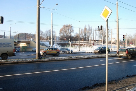 Przebudowa Węzła Świętego Maksymiliana - grudzień 2010 / fot. Paweł Lewinowicz