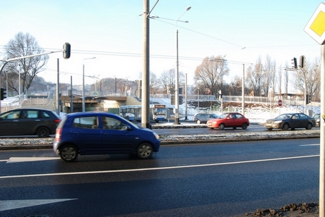 Przebudowa Węzła Świętego Maksymiliana - grudzień 2010 / fot. Paweł Lewinowicz