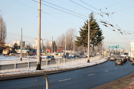 Przebudowa Węzła Świętego Maksymiliana - grudzień 2010 / fot. Paweł Lewinowicz