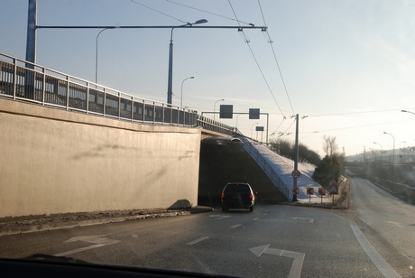Przebudowa Węzła Świętego Maksymiliana - grudzień 2010 / fot. Paweł Lewinowicz