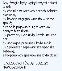 Życzenia świąteczne z Naszej Klasy