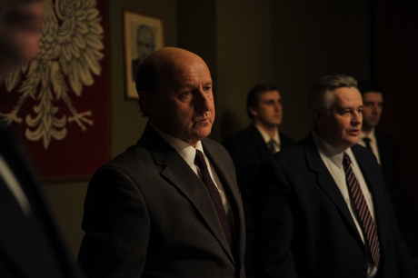 Kadr z filmu "Czarny czwartek" w reż. Antoniego Krauzego