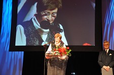 Maria Kozielecka - laureatka Medalu im. Eugeniusza Kwiatkowskiego / fot.: Dorota Nelke