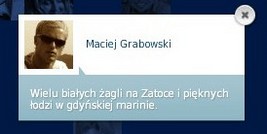 Maciej Grabowski na Urodzinowym Portrecie Gdynian