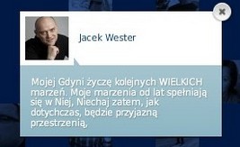 Jacek Wester na Urodzinowym Portrecie Gdynian