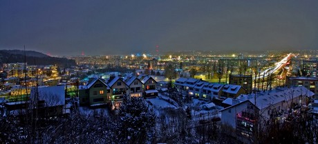Konkurs Gdynia tradycyjnie nowoczesna - nagrodzony Adam Łomiński za zdjęcie „Zimowa panorama”