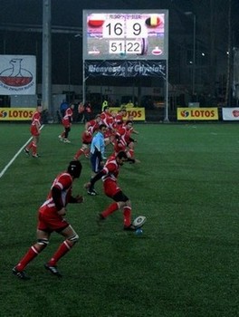 Mecz rugby Pucharu Narodów Europy Polska - Belgia / fot. Paulina Filipowicz
