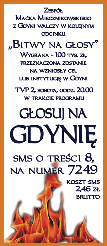 Bitwa na głosy - głosuje na Gdynię