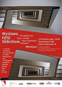 Wernisaż wystawy oraz foto pokaz (slide show) Via modernizm. Światło, rytm, dusza gdyńskich kamienic