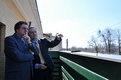 Prezydent Gdyni Wojciech Szczurek i ksiądz Grzegorz Miloch / fot. Dorota Nelke