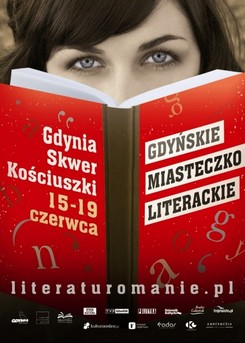 Gdyńskie Miasteczko Literackie - plakat
