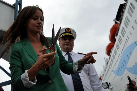 Chrzest promu Stena Spirit / fot. Dorota Nelke