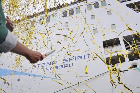 Chrzest promu Stena Spirit / fot. Dorota Nelke