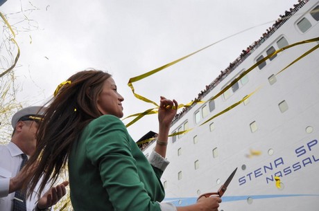 Chrzest promu Stena Spirit / fot. Dorota Nelke