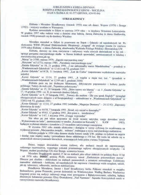 Księga Gdynian Strzałkowscy