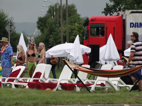 Długa droga na Hel... odpoczynek w korku