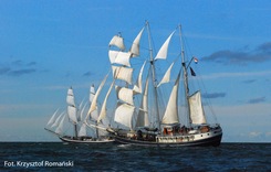 Holenderski żaglowiec Thalassa / fot. Krzysztof Romański