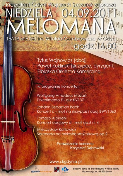 Niedziela Melomana - 4 września 2011