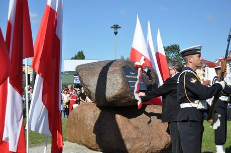 Odsłonięcie tablicy pamięci Gdyńskich Kosynierów / fot. Dorota Nelke