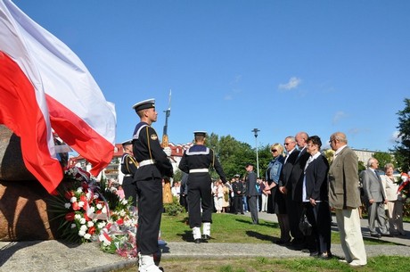 Odsłonięcie tablicy pamięci Gdyńskich Kosynierów / fot. Dorota Nelke