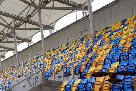 Na stadionie, fot.: Dorota Nelke