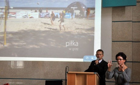 prezentacja gdyńskiego Klubu Sportowego Niesłyszących MEWA, fot.: Dorota Nelke