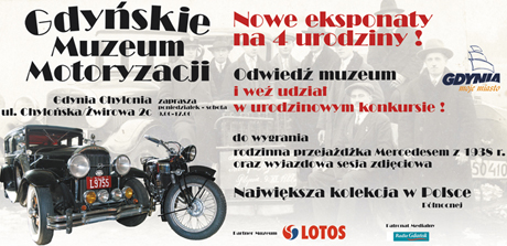 Gdyńskie Muzeum Motoryzacji ma cztery lata