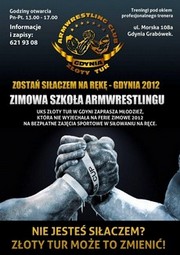 Na Zimową Szkołę Armwrestlingu zaprasza UKS Złoty Tur