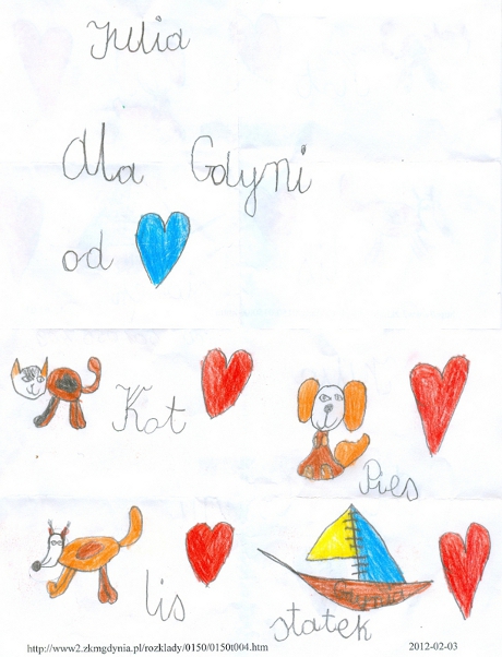 Życzenia dla Gdyni od Julii