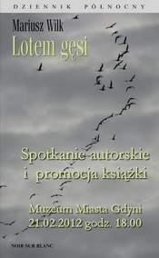 Okładka książki Mariusza Wilka Lotem gęsi