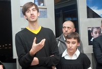 Otwarcie wernisażu zdjęć niewidomej Magdy Rataj / fot. Marek Michalak