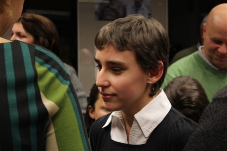 Magdy Rataj na wernisażu zdjęć / fot. Angelika Hert