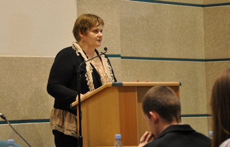 Inauguracyjna sesja Młodzieżowej Rady Miasta Gdyni - Beata Ulicka / fot. Dorota Nelke