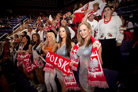 Gdyńskie cheerleaders na meczu NBA, fot.: Mariusz Mazurczak