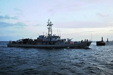 Niszczyciel min ORP "Flaming", fot.: P. Wojtas (źródło: Marynarka Wojenna RP)