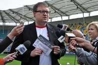 Konferencja na Stadionie Miejskim w Gdyni, fot. Dorota Nelke
