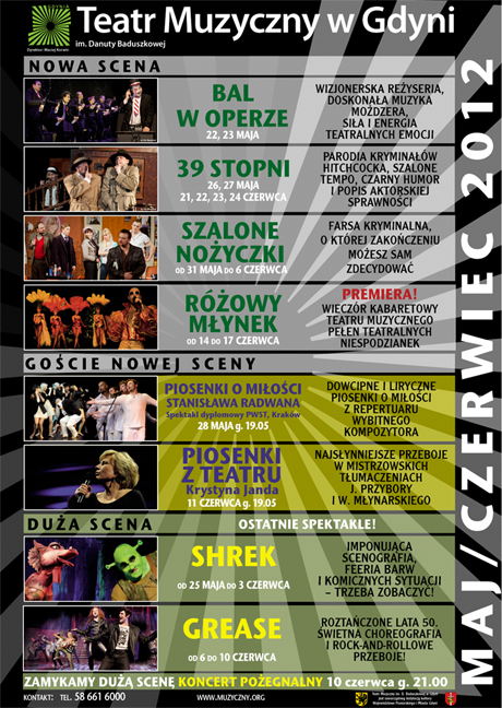 Teatr Muzyczny w Gdyni zaprasza