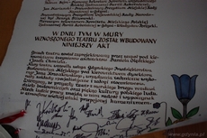 Treść aktu erekcyjny z 1972 roku
