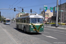 Saurer 4TIILM na inauguracyjnym kursie linii 326 / fot. Michał Kowalski