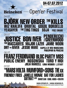 Heineken Open'er Festival 2012