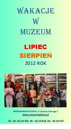 Muzeum Miasta Gdyni dla dzieci i młodzieży latem
