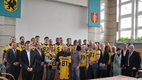 Spotkanie z drużyną Seahawks Gdynia /fot. Sylwia Szumielewicz-Tobiasz