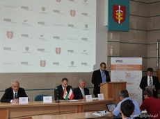 Konferencja prasowa dotyczącą otwarcia jedynego w Polsce centrum usług firmy WNS Holdings Ltd. w Gdyni, fot.: Michał Kowalski